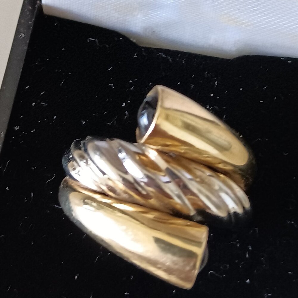 Women's 14KT Fine Gold Fancy Two Tone Ring